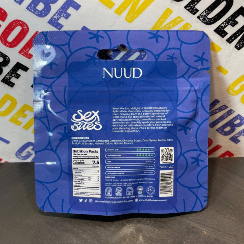 Image of GOMITAS NUUD SEX BITES (60MG Δ-9 THC)