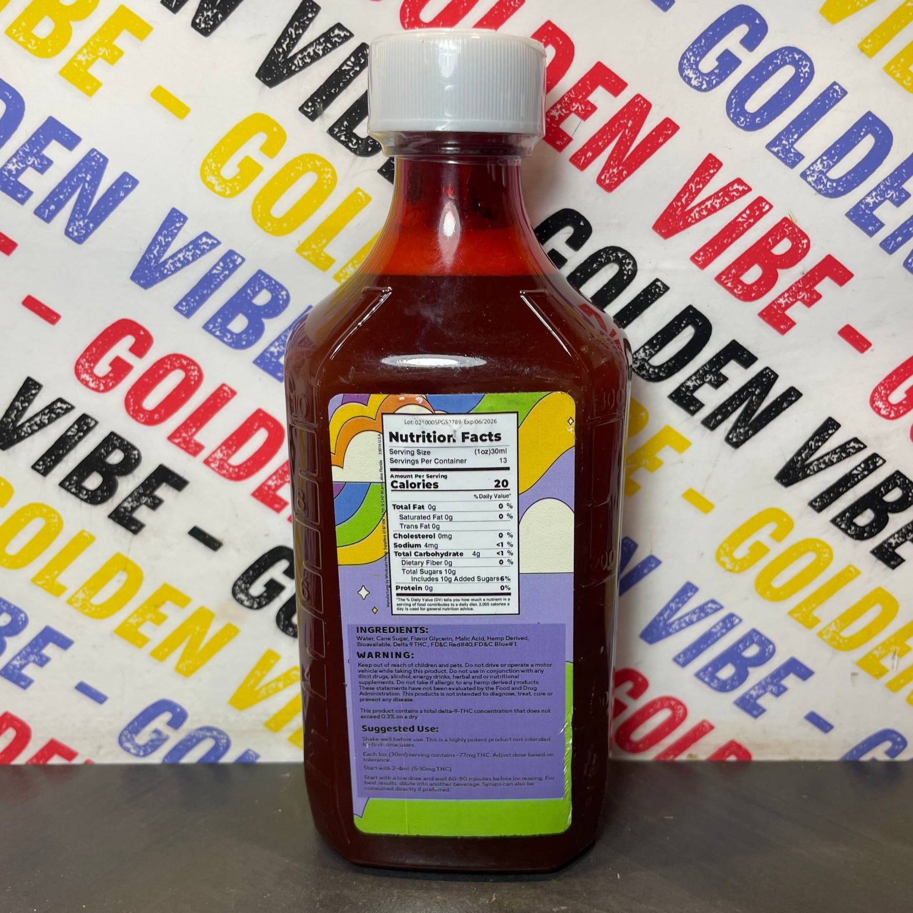 Image of JARABE VEED (1000MG Δ-9 THC) 5 SABORES A ELEGIR