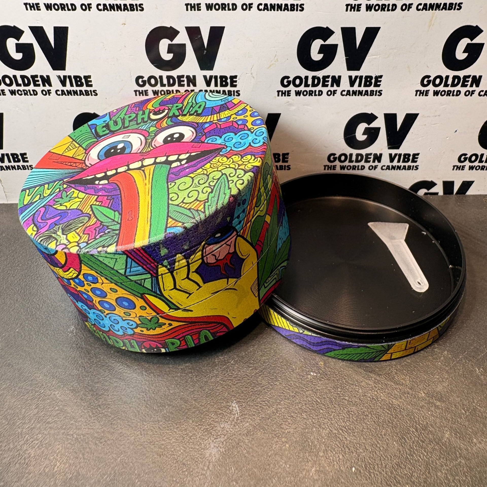 Image of GRINDER EUPHORIA VIBRANT BOCA 63 MM - 4 PARTES