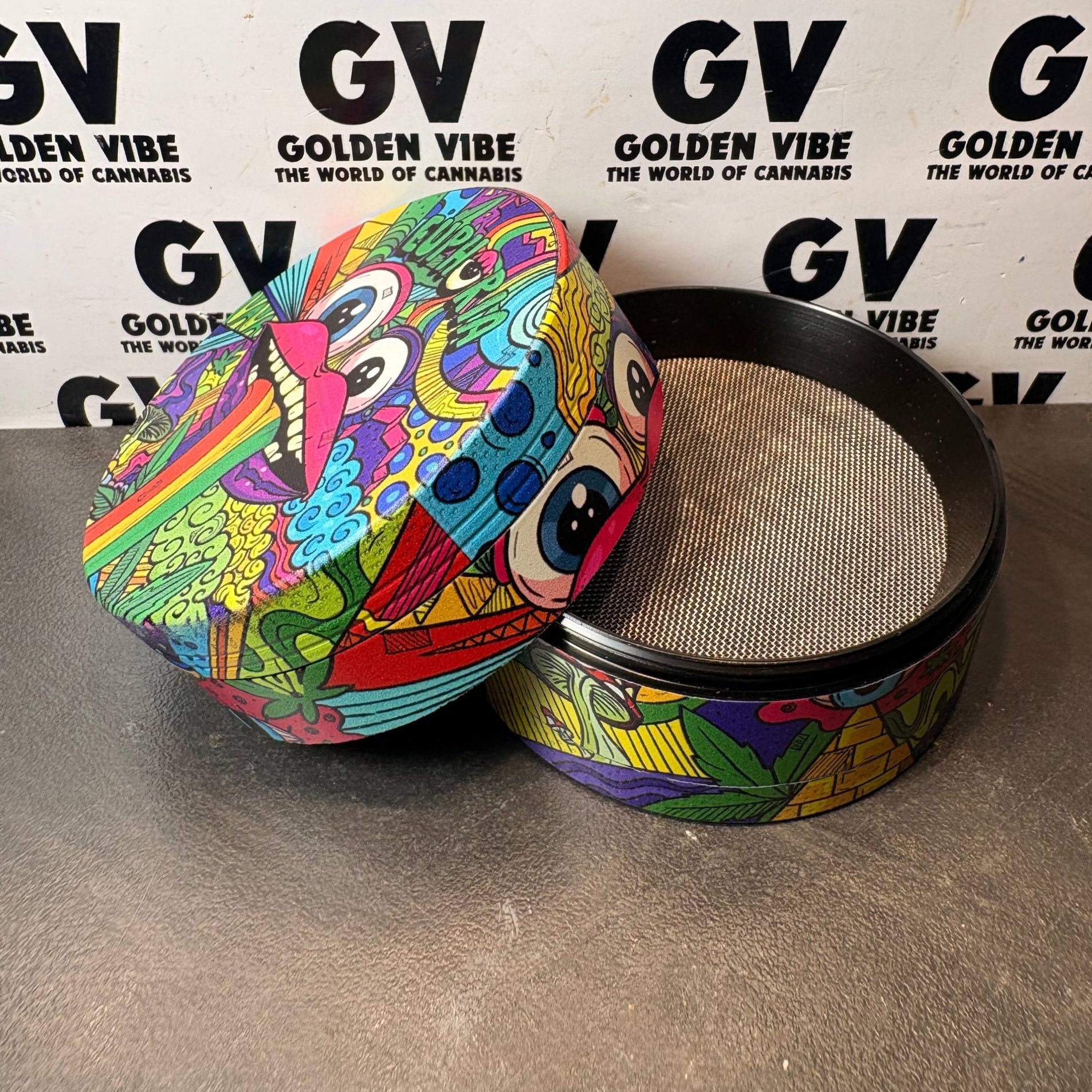 Image of GRINDER EUPHORIA VIBRANT BOCA 63 MM - 4 PARTES