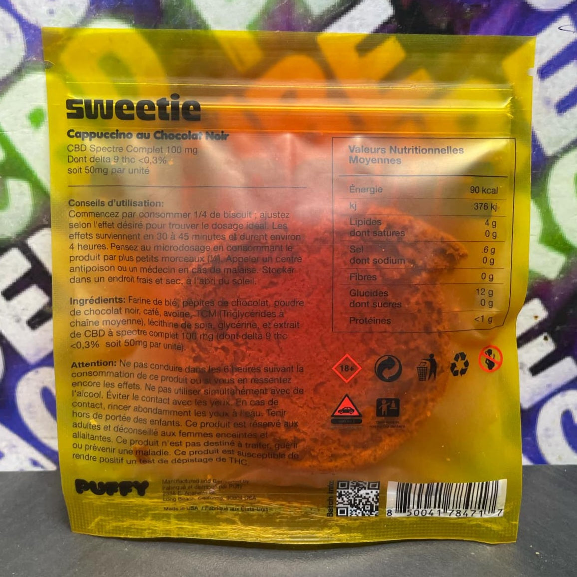 Image of COOKIES SWEETIE (50MG Δ-9 THC AND 50MG CBD) 3 FLAVORS TO CHOOSE FROM