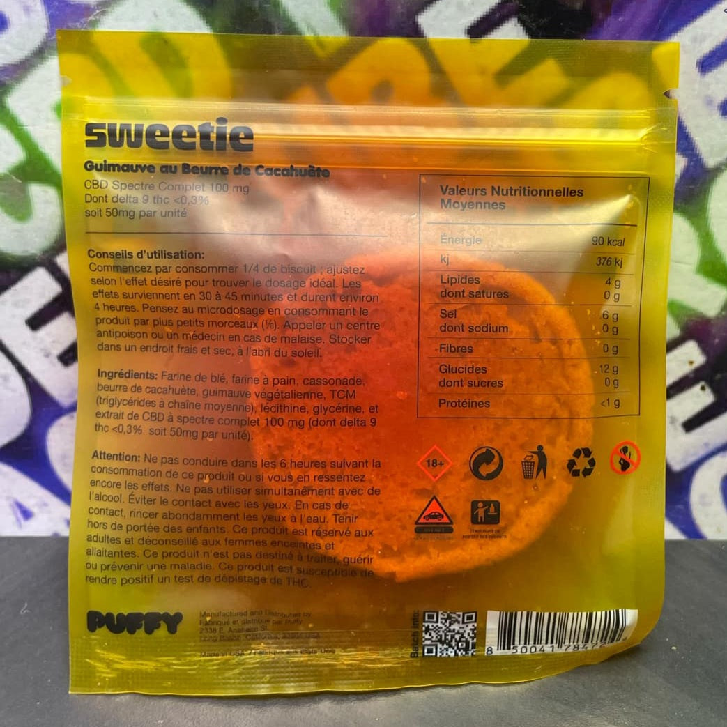 Image of COOKIES SWEETIE (50MG Δ-9 THC AND 50MG CBD) 3 FLAVORS TO CHOOSE FROM