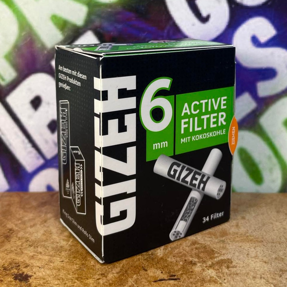 Image of FILTRO GIZEH CARBÓN ACTIVO 6MM ACTIVE FILTER
