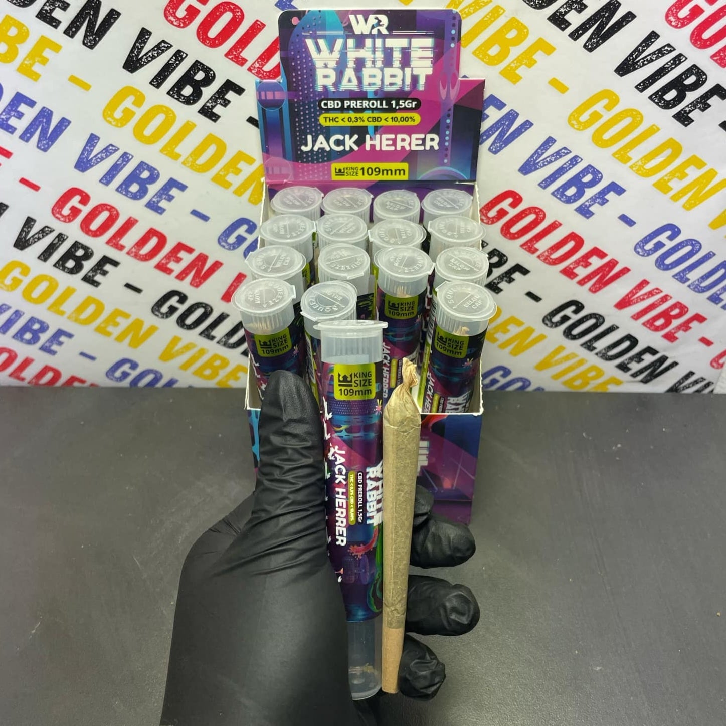 Image of PRÉ-ROLLS WHITE RABBIT JACK HERRER (CBD)