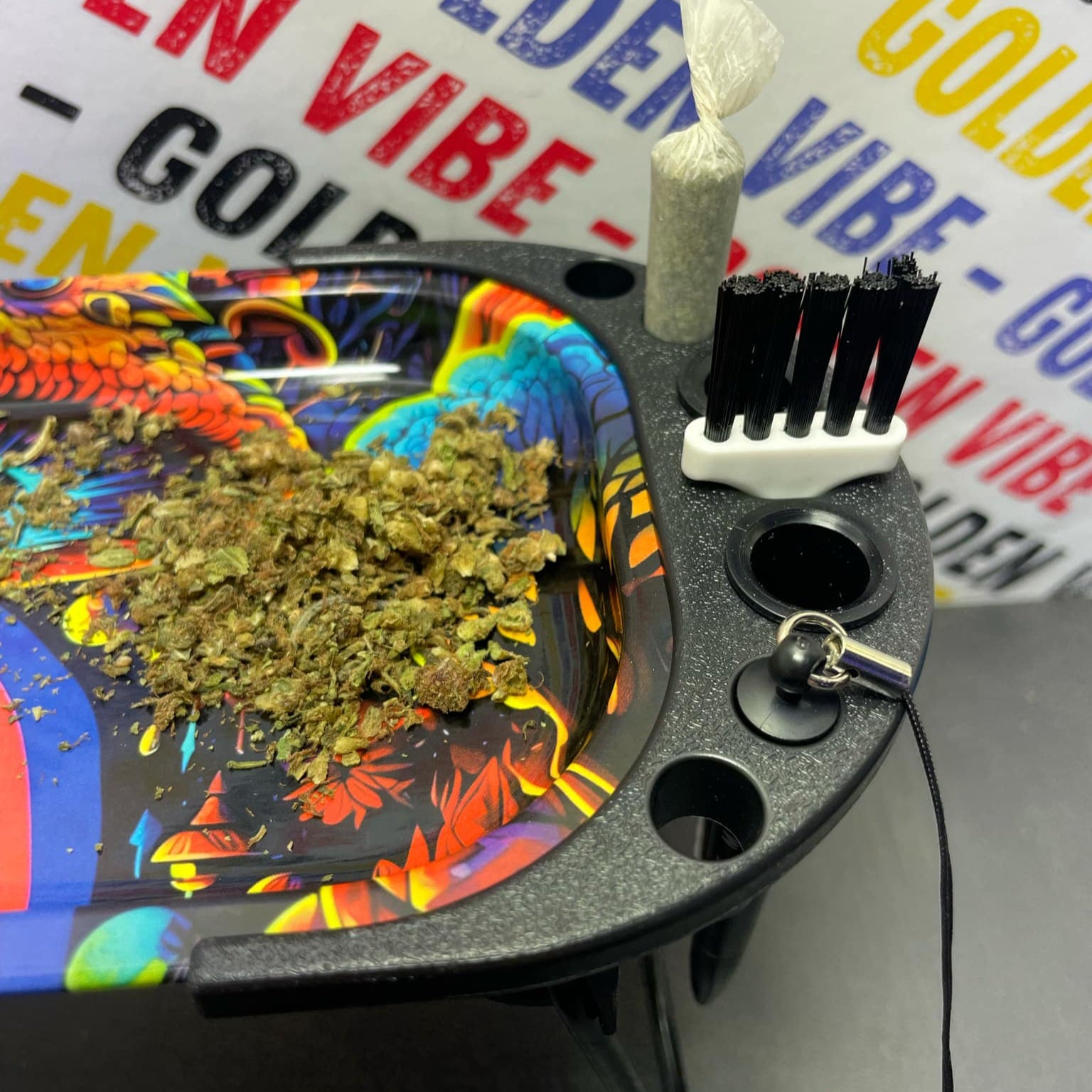 Image of THE ROLLING TRAY V2 (MUSHROOMS) TRAY