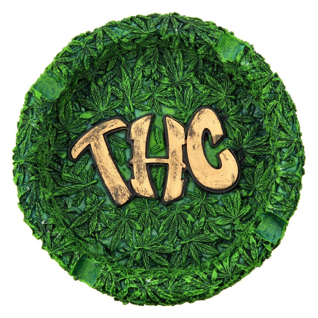 Image of CENDRIER RESINE LEAF THC