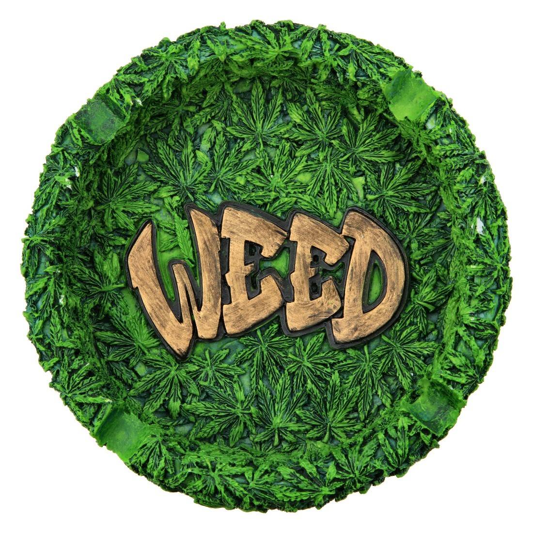 Image of RESIN ASHTRAY LEAF WEED