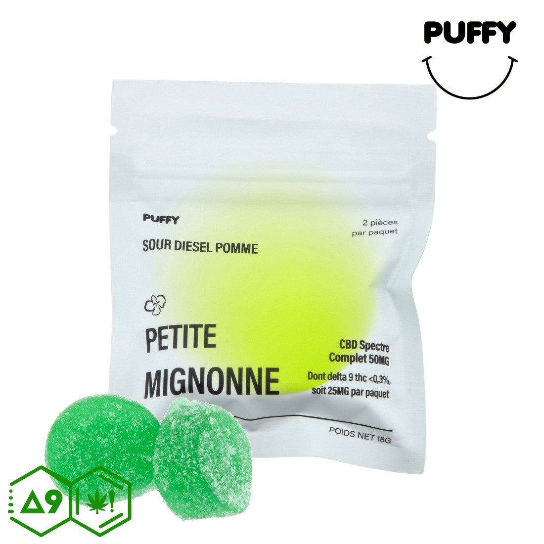 Image of X2 GOMITAS CHIQUITAS BONITAS (25MG Δ-9 THC / 50MG CBD)