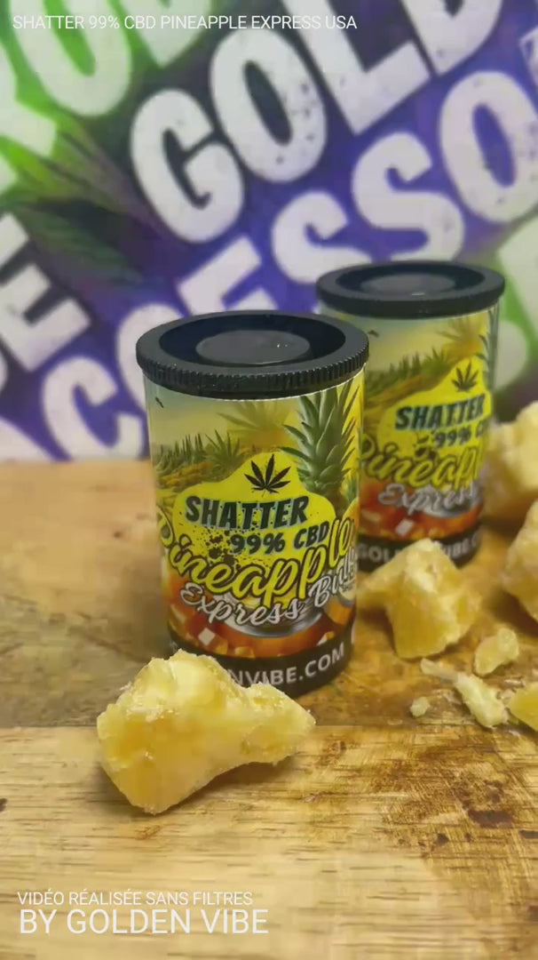 Image of SHATTER 99% PINEAPPLE EXPRESS USA (CBD)