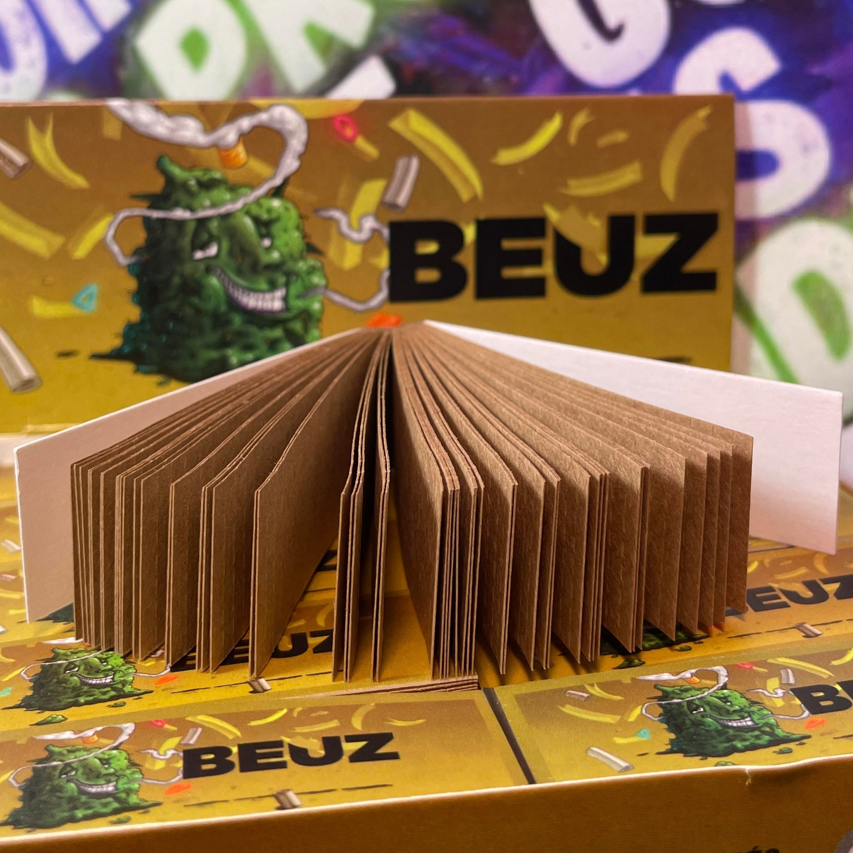 Image of BEUZ PERFORATED BROWN CARD FILTERS SPECIAL EDITION BUDS